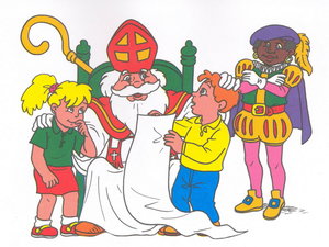 Cliparts Speciale dagen Sint en piet 