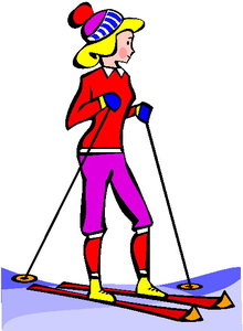 Sport Cliparts Langlaufen 