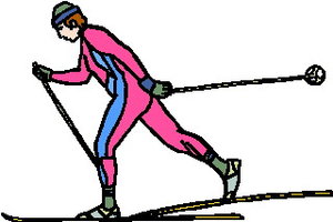 Sport Cliparts Langlaufen 