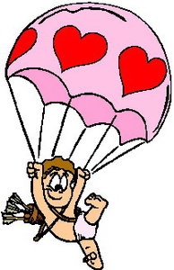 Sport Cliparts Parachuut springen Parachute Met Hartjes