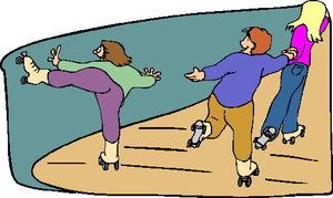 Sport Cliparts Rolschaatsen 