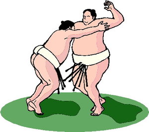 Sport Cliparts Sumo worstelaars 