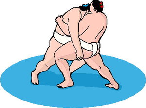 Sport Cliparts Sumo worstelaars 