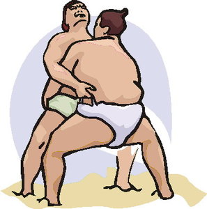 Sport Cliparts Sumo worstelaars 