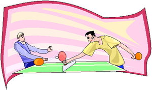 Sport Cliparts Tafeltennis 