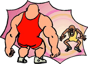 Sport Cliparts Worstelen 