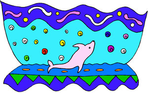 Cliparts Vissen Dolfijnen 