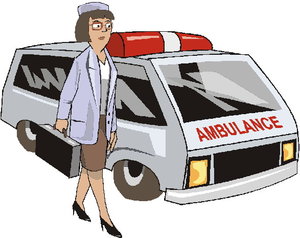 Cliparts Voertuigen Ambulance 