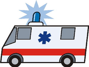 Cliparts Voertuigen Ambulance 