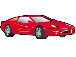 Cliparts Voertuigen Auto Ferrari