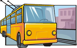 Cliparts Voertuigen Bussen 