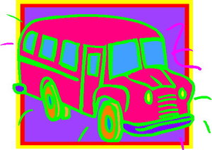 Cliparts Voertuigen Bussen 