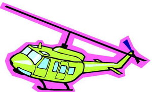 Cliparts Voertuigen Helicopters 