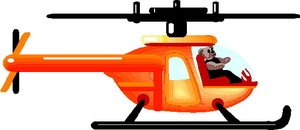 Cliparts Voertuigen Helicopters 