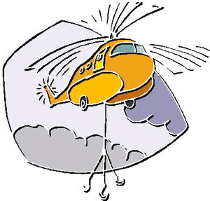 Cliparts Voertuigen Helicopters 