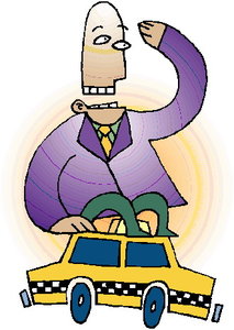 Cliparts Voertuigen Taxi 