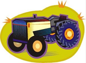 Cliparts Voertuigen Tractoren 