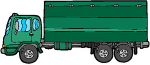 Cliparts Voertuigen Vrachtwagens 