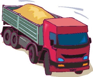 Cliparts Voertuigen Vrachtwagens 