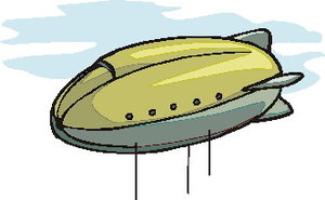 Cliparts Voertuigen Zeppelins 