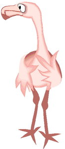 Cliparts Vogels Flamingo 