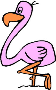 Cliparts Vogels Flamingo 