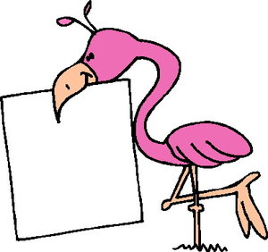 Cliparts Vogels Flamingo 