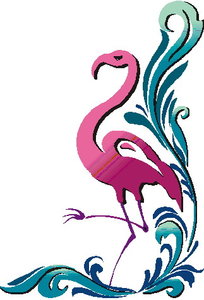 Cliparts Vogels Flamingo 