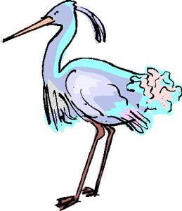 Cliparts Vogels Reigers 