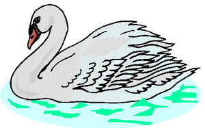 Cliparts Vogels Zwanen 