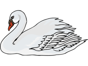 Cliparts Vogels Zwanen 