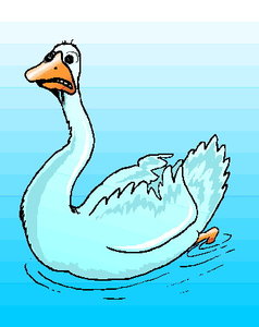 Cliparts Vogels Zwanen 