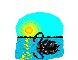 Cliparts Vogels Zwanen 