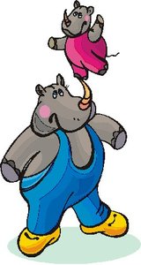 Dieren Neushoorn Dieren plaatjes 