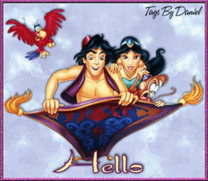 Disney plaatjes Aladin Vliegen Op Het Vliegend Tapijt
