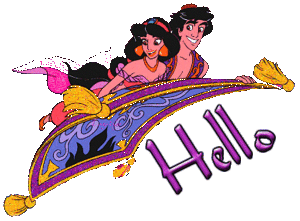 Disney plaatjes Aladin Aladdin En Jasmine Hello
