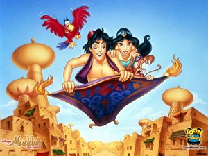 Disney plaatjes Aladin 