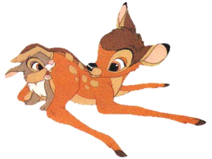 Bambi Disney plaatjes Stampertje Probeerd Bambi Omhoog Te Krijgen