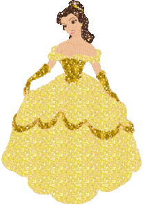 Belle en het beest Disney plaatjes Belle In Het Glitter