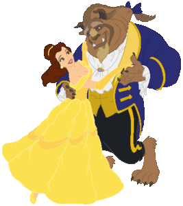 Belle en het beest Disney plaatjes Belle En Het Beest Dansend
