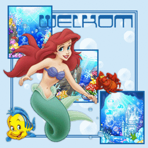 De kleine zeemeermin Disney plaatjes Ariel Welkom Plaatje