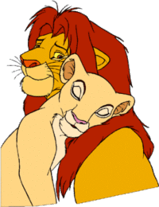 De leeuwenkoning Disney plaatjes Simba En Nala Verliefd Leeuwenkoning