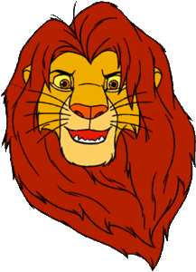 De leeuwenkoning Disney plaatjes Simba Groot Leeuwenkoning