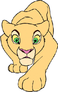 De leeuwenkoning Disney plaatjes Nala Sluipen Leeuwenkoning