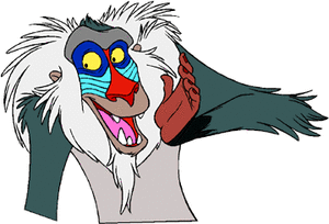 De leeuwenkoning Disney plaatjes Rafiki Leeuwenkoning