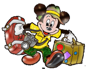 Disney plaatjes Disney glitter Mickey Mouse Op Reis Vakantie