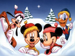 Disney plaatjes Disney kerst 