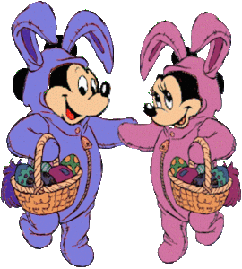 Disney plaatjes Disney pasen Mickey En Minnie Mouse Verkleden Verkleed Paashaas Pasen
