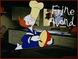 Donald duck Disney plaatjes Donald Duck Fijne Avond