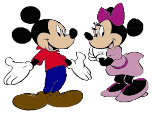 Disney plaatjes Mickey en minnie mouse 